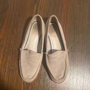Suede gap loafers